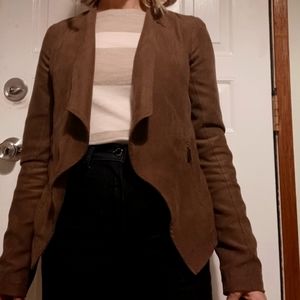 Dynamite Faux Suede Blazer